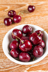 cherry on table