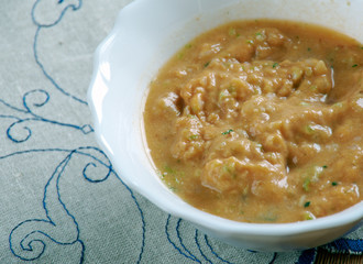 Tart Rhubarb Soup