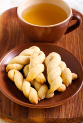 Butter twists cookies