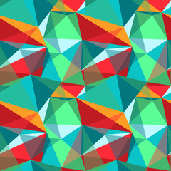 polygonal color pattern