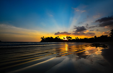 Beautiful Tropical Beach In Sri Lanka