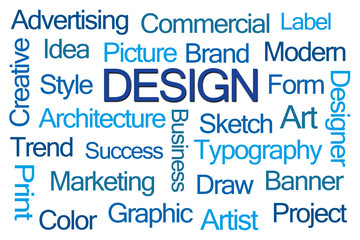 Fototapeta premium Design Word Cloud