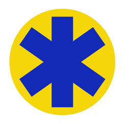 Fototapeta premium sign ambulance help medicine pharmacy snake