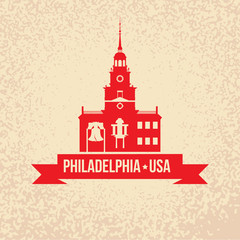Philadelphia. Symbol city