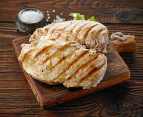 grilled chicken fillets