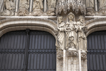 Brussels Cathedral Church, Belgium