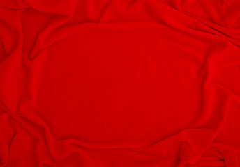 Abstract background of red silk