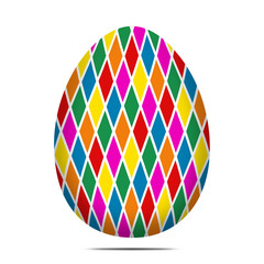 Oeuf de Pâques Losanges Couleurs