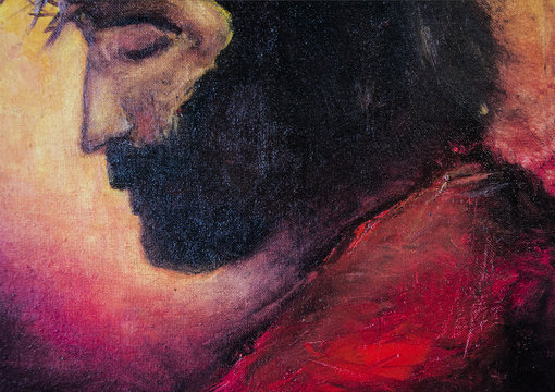 Jesus Christ oil painting