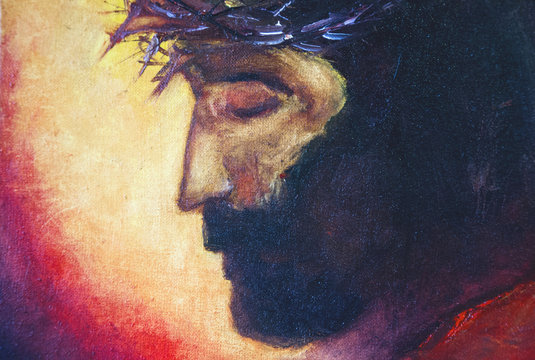 Jesus Christ oil painting