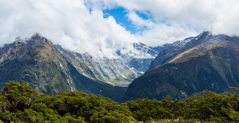 Panoramic view of Ailsa Mountains from Key Summit