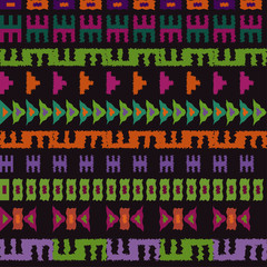 Ethnic boho seamless pattern. Print. Repeating background. Cloth design, wallpaper.