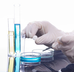 Medical research concept