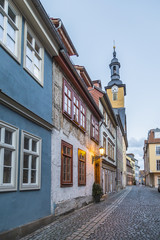 Fototapeta premium view to old town of Rudolstein in Thuringia