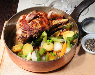  Côte de veau en cocotte
