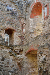 Stone wall in a medieval castle © Alex Stemmer