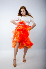 girl in dance