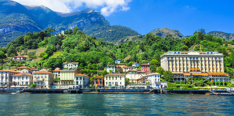 Fototapeta na wymiar beautiful Lago di Como scenery, Tremezzina