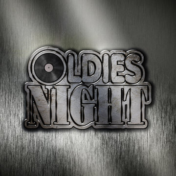 Oldies Night - LP - Vinyl Logo Metall S