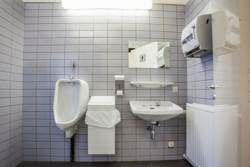 urinal and sink