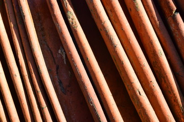 Handgestrichene Dachpfannen