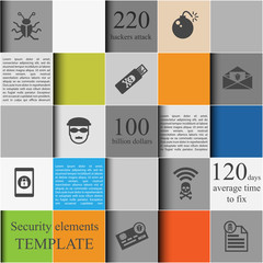 Security elements template