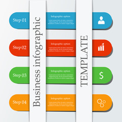 Business infographic template