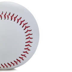 Baseball ball close-up as a background.