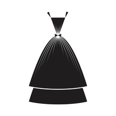 ball gown black