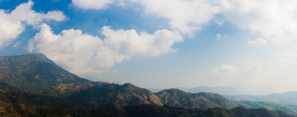 Fototapeta na wymiar panorama landscape of mountain