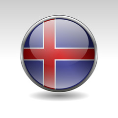 Obraz premium Europa - Button-Set (Island)