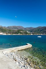 Obraz premium Adriatic sea beach on the sunny day
