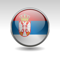 Obraz premium Europa - Button-Set (Serbien)