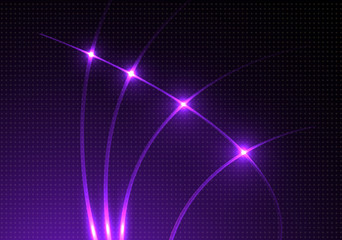 Abstract background glowing lines