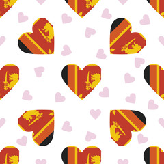 Sri Lanka independence day seamless pattern. Patriotic country f