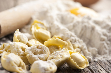Raw tortellini