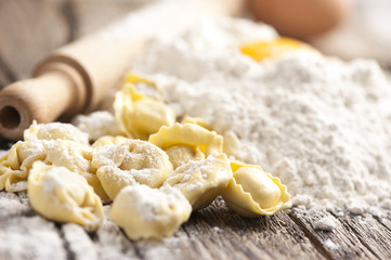Raw tortellini