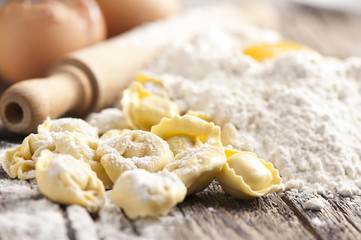 Raw tortellini