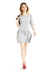 Fototapeta premium Goes on training