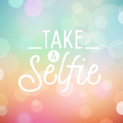 Vintage background with slogan for social network