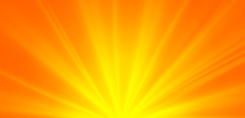 Shiny sun light horizontal banner, summer background