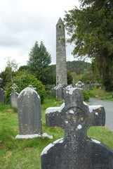 Fototapeta premium Cimitero Glendalough