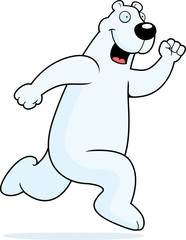 Polar Bear Running