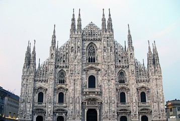 Facade of Milan Cathedral.