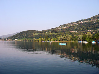 Lake Lugano, Switzerland.