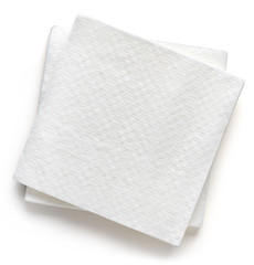 White paper napkins