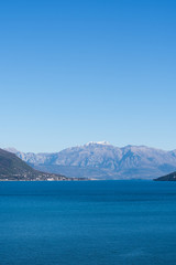 Fototapeta premium Aerial image of the adriatic sea landscape