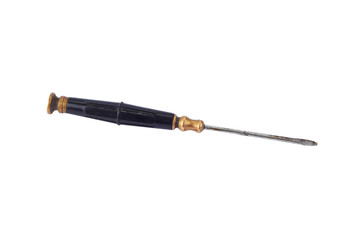 Naklejka premium Old and dirty screwdriver