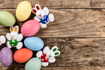 easter eggs background