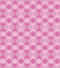 Geometric pattern with violet rhombus on violet background